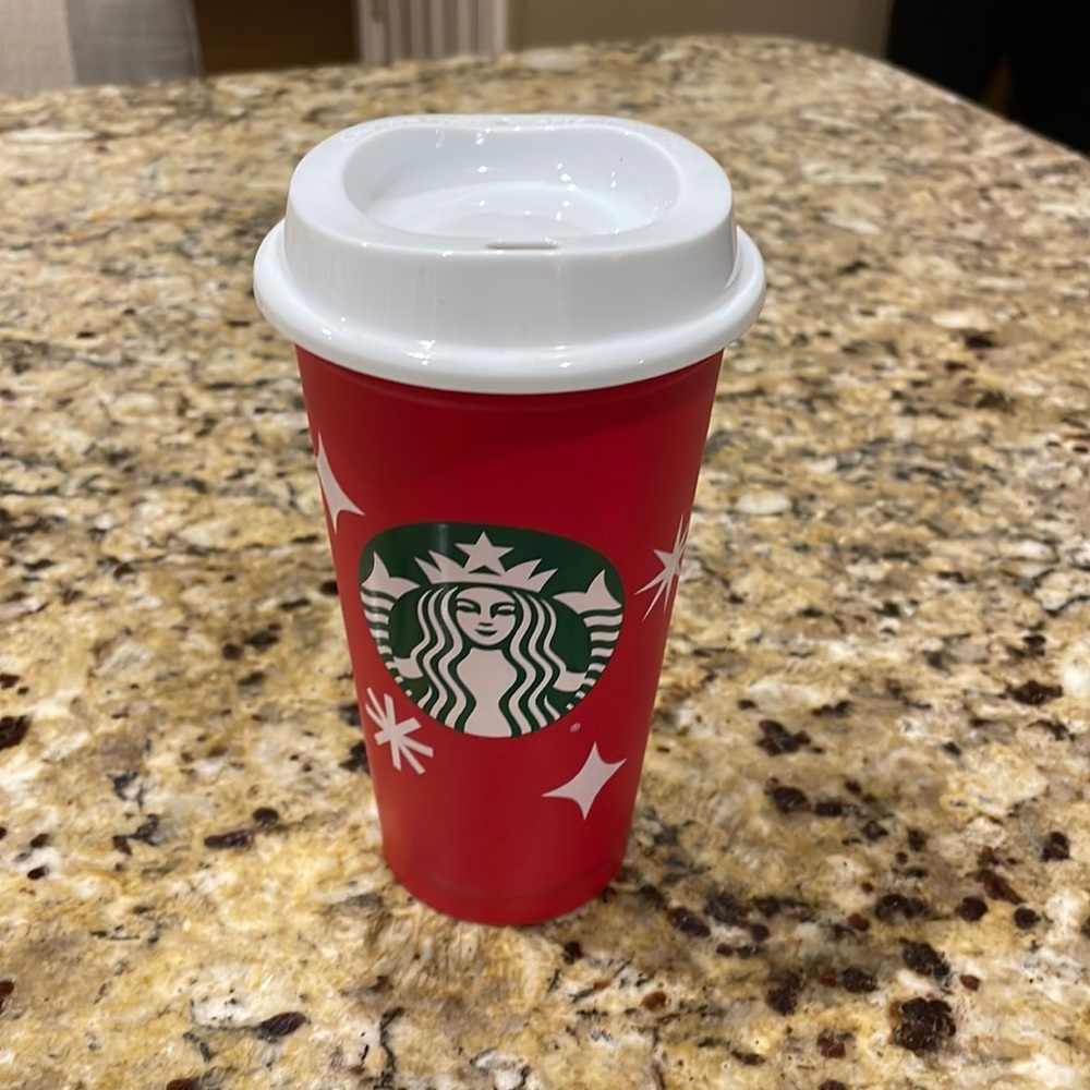 Starbucks 2022 Holiday Red Reusable Cup